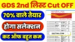 GDS 2nd Merit List Cut Off 2024
